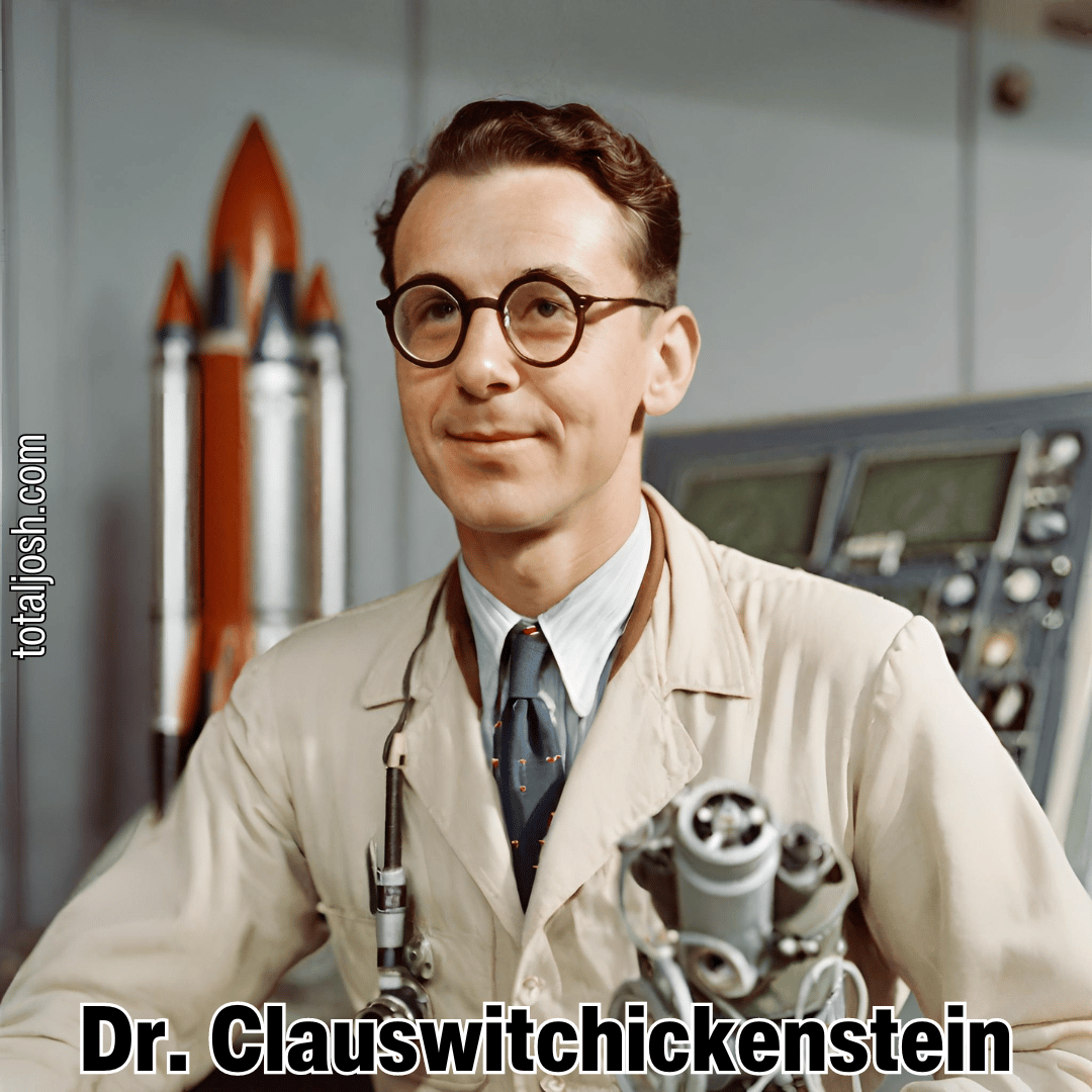 A picture of Dr Clauswitchickenstein, personality types